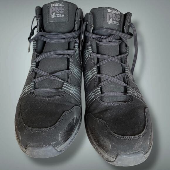 Men's Work Boots TIMBERLAND Power Drive Pro Soft Toe Anti-Fatigue MaxTrax EUC - Picture 12 of 12